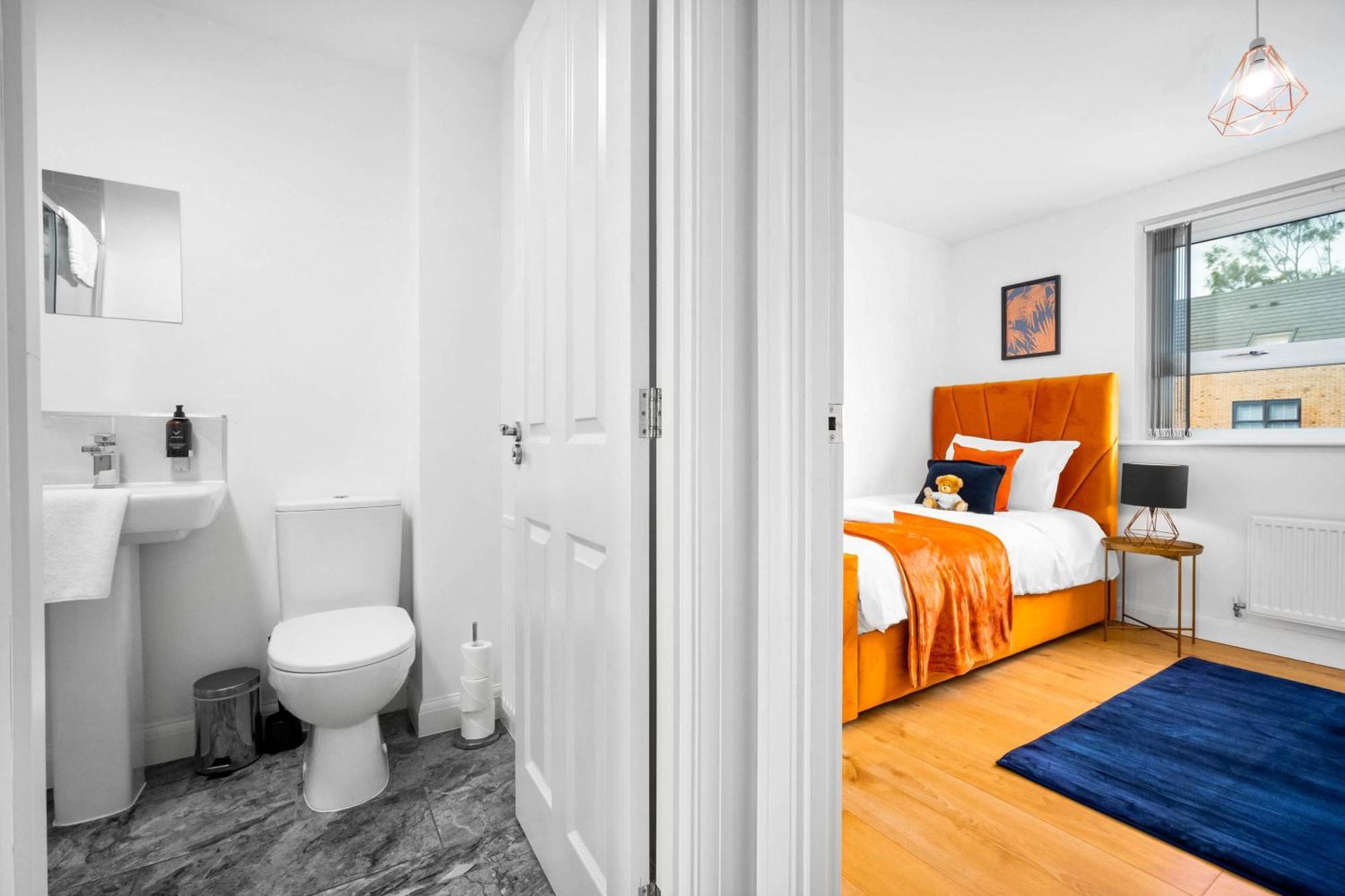 Luxury City Centre 5 Bed House With En-Suite, Bbq, On-Site Parking By Azura Nights 伯明翰 外观 照片